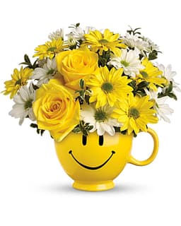 Teleflora's Be Happy® Bouquet With Roses