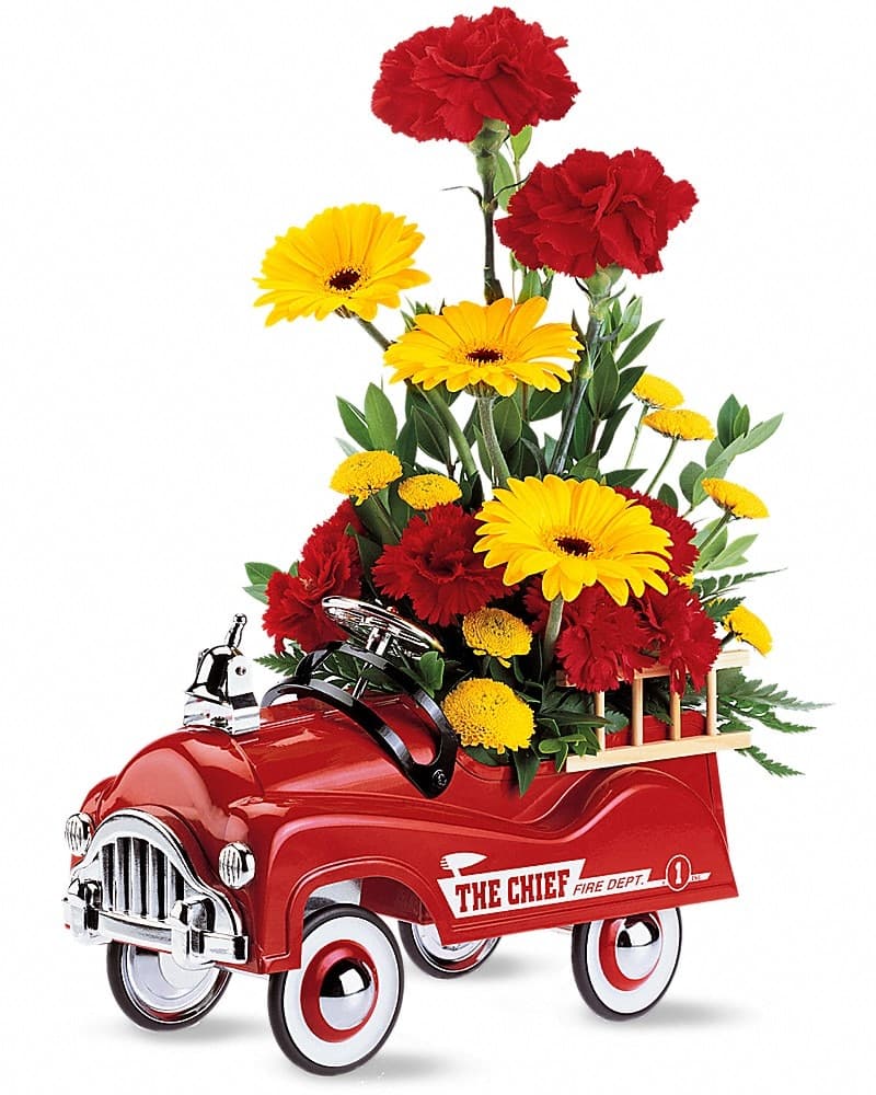 Teleflora's Fire Engine Bouquet