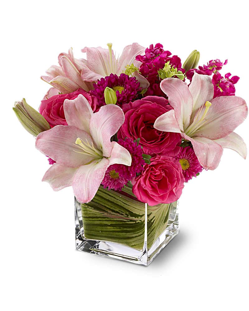 Watercolor Beauty Flower Arrangement