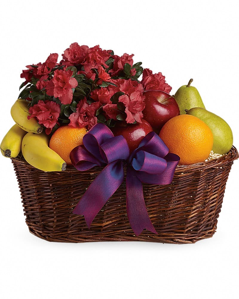 Fruits And Blooms Basket
