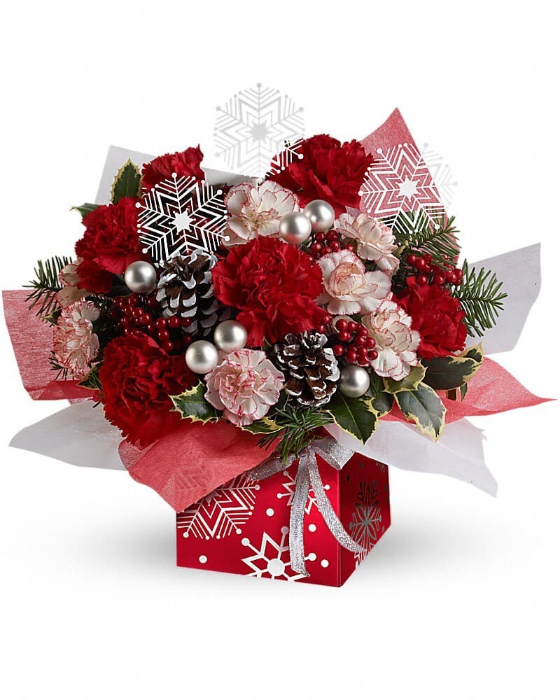 Teleflora's Snow Flurries Present Perfect