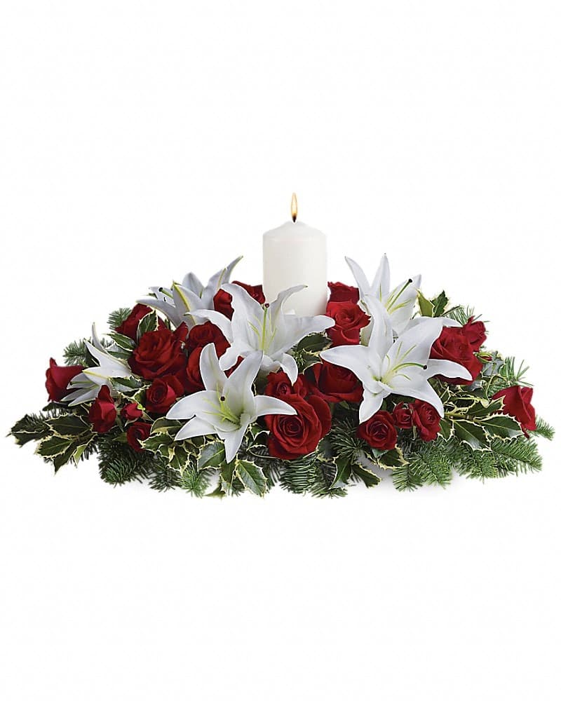 Luminous Lilies Centerpiece Bouquet