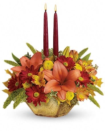 Teleflora's Autumn Reflections Centerpiece