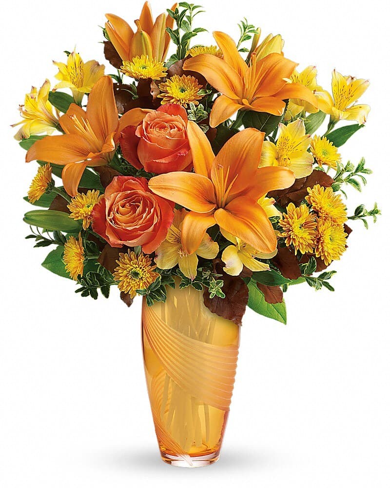 Teleflora's Amber Elegance Bouquet