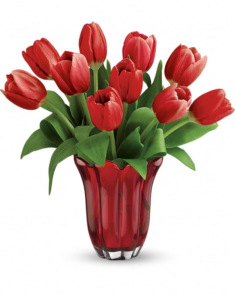 Teleflora's Kissed By Tulips Bouquet