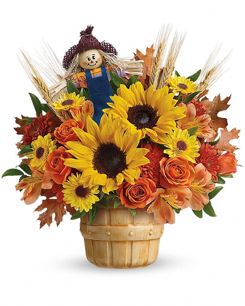 Sunflower Topiary Flower Arrangement