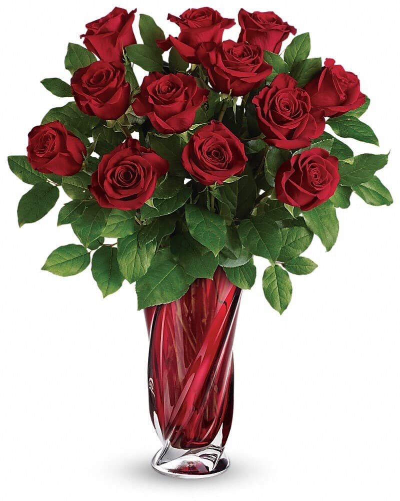 Teleflora's Red Radiance Bouquet