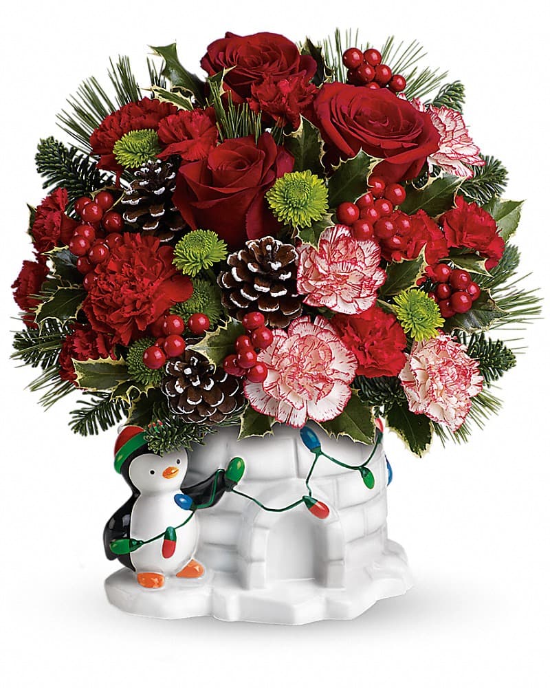 Send a Hug® Christmas Cutie by Teleflora Bouquet