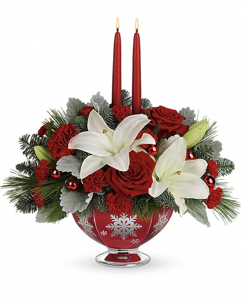 Teleflora's Merry Memories Centerpiece