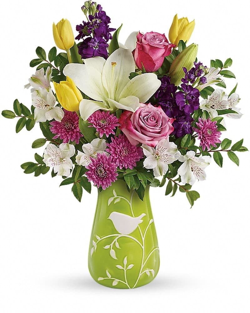Asiatic Lilies Flower Arrangement
