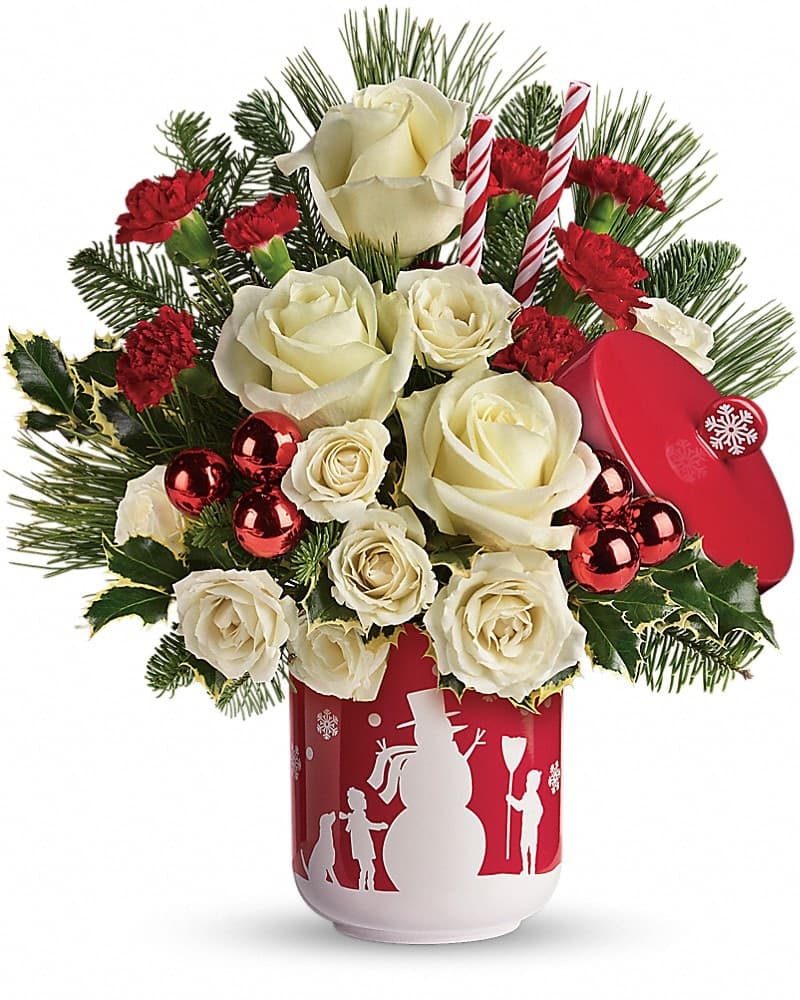 Teleflora's Falling Snow Bouquet