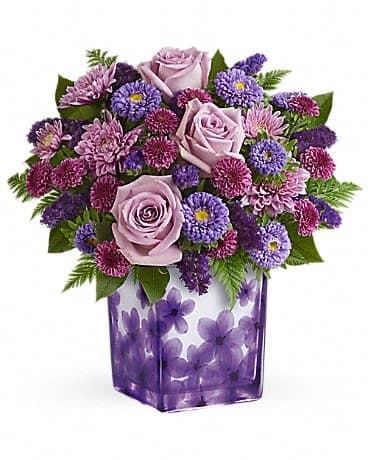 Teleflora's Happy Violets Bouquet