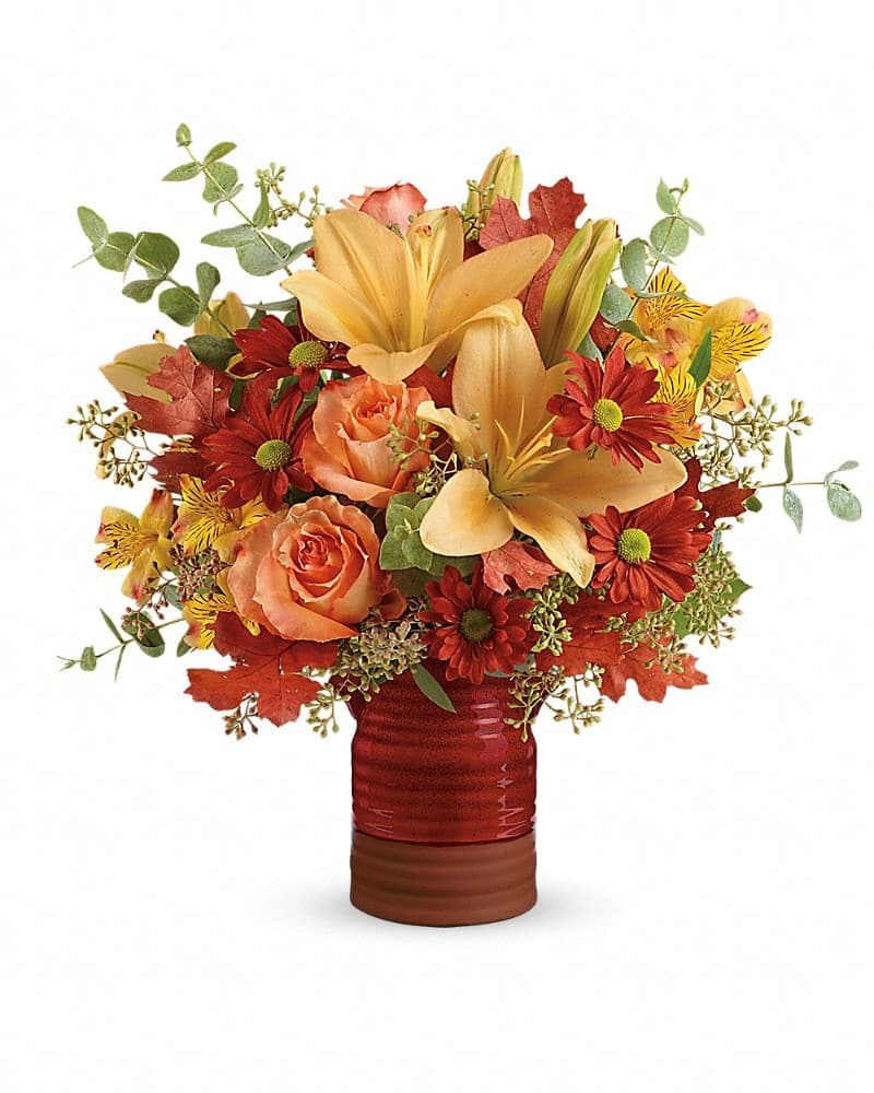 Teleflora's Harvest Crock Bouquet