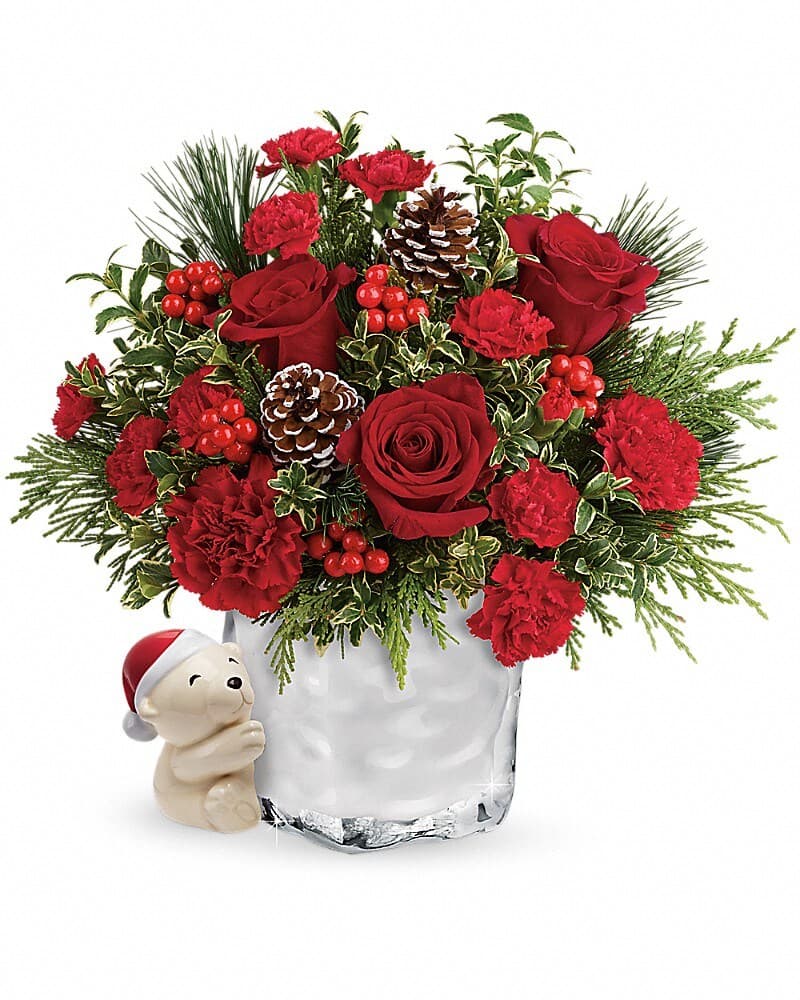 Send a Hug® Winter Cuddles by Teleflora Bouquet