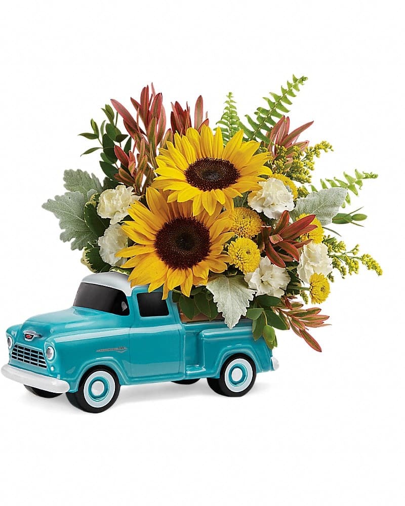 Teleflora's Chevy Pickup Bouquet