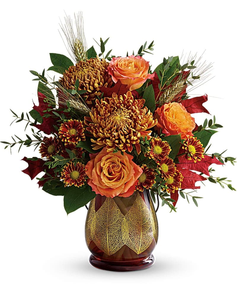 Teleflora's Fields Of Amber Bouquet