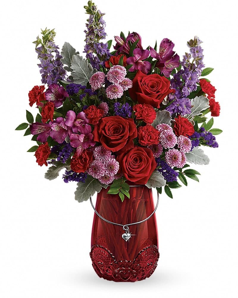 Teleflora's Delicate Heart Bouquet
