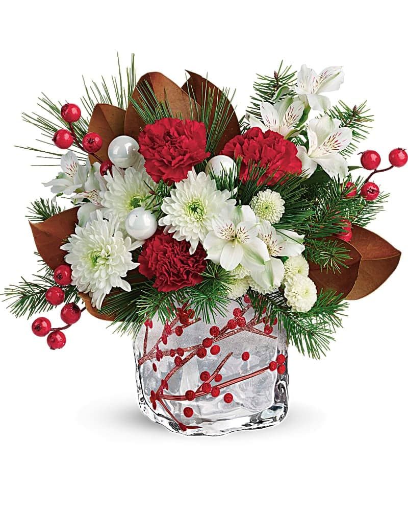 Teleflora's Wondrous Winterberry Bouquet
