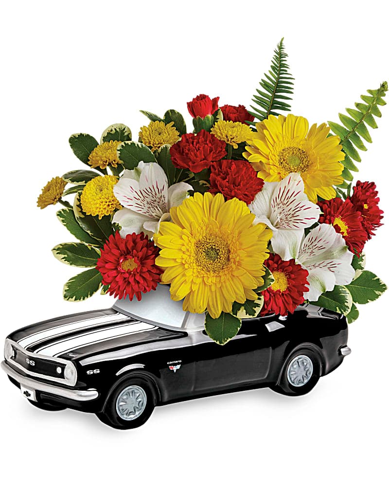 Teleflora's 67 Chevy Camaro Bouquet