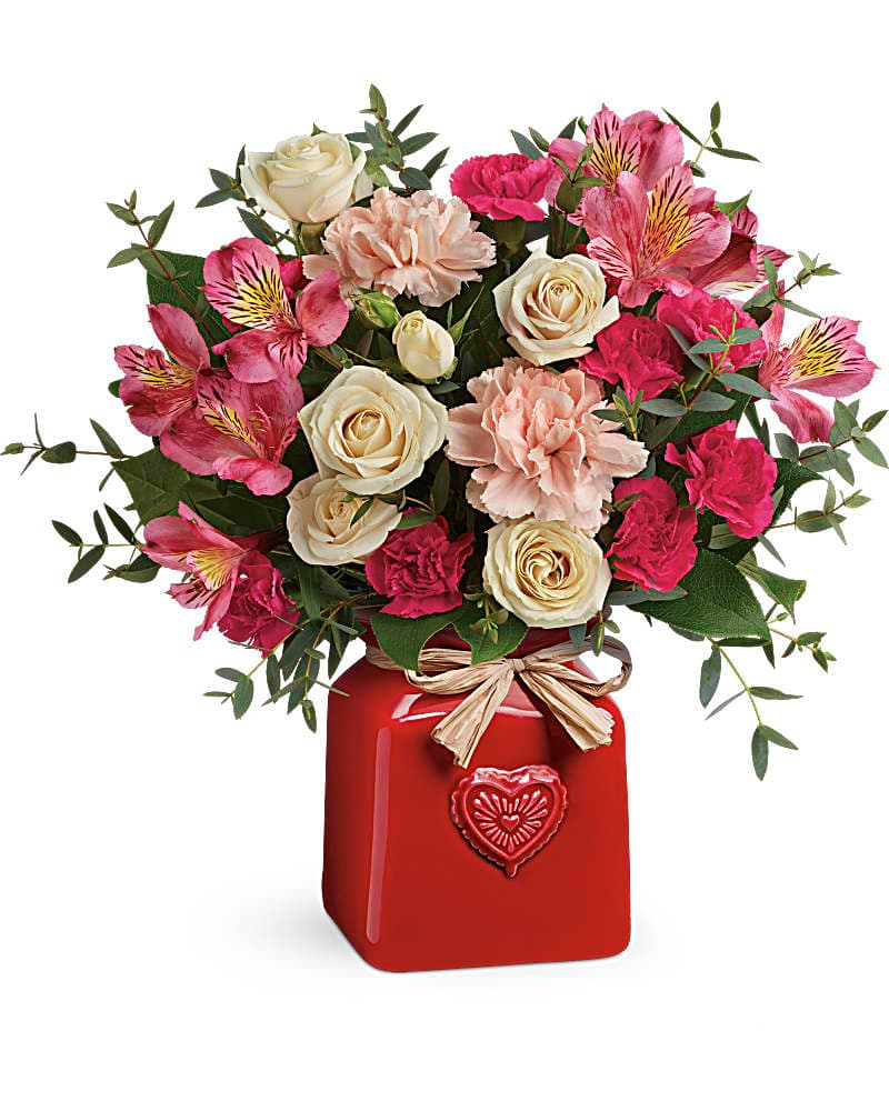 Teleflora's Vintage Heart Bouquet
