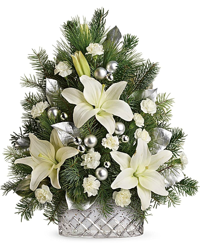 Teleflora's Sparkling Silver Tree