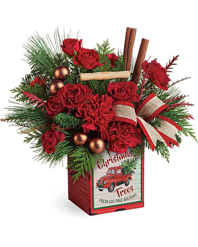 Teleflora's Merry Vintage Christmas Bouquet