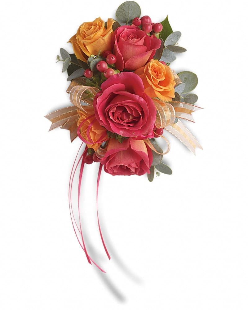 Sunset Beauty Wristlet Corsage