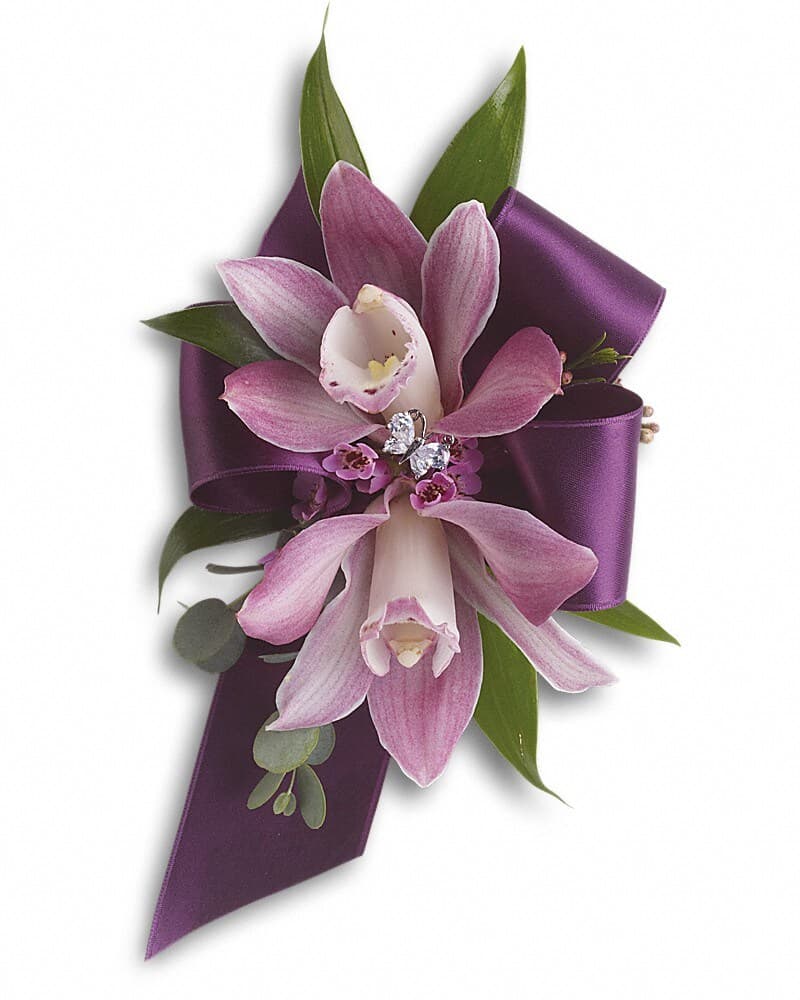 Exquisite Orchid Wristlet Corsage