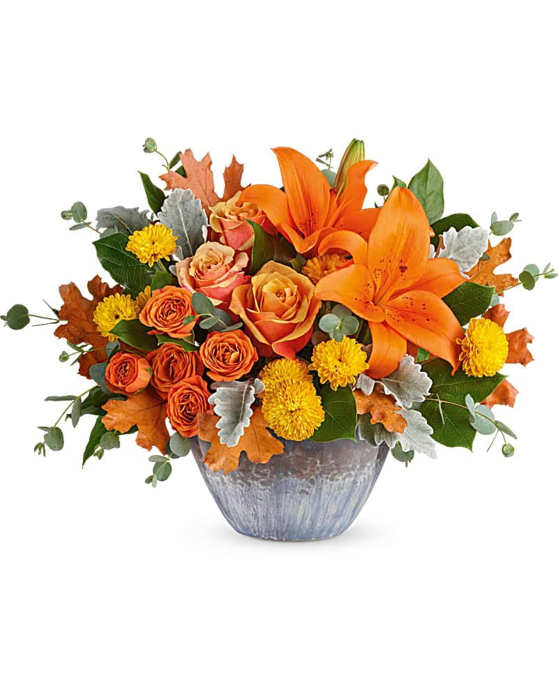 Golden Bounty Centerpiece Bouquet