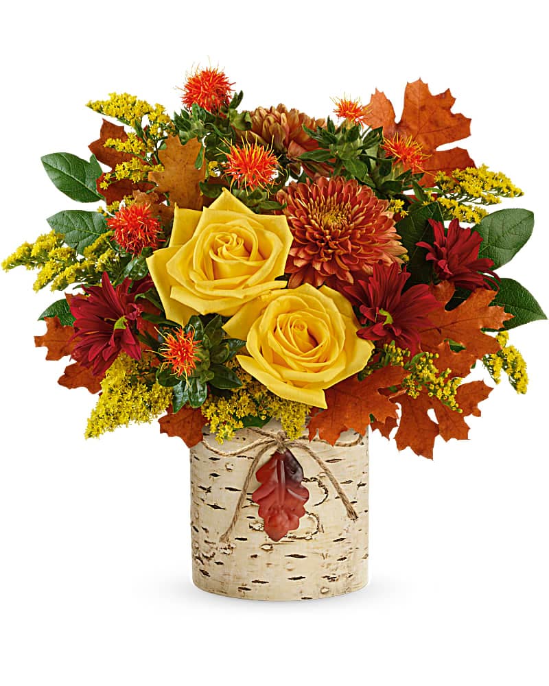Teleflora's Golden Birch Bouquet
