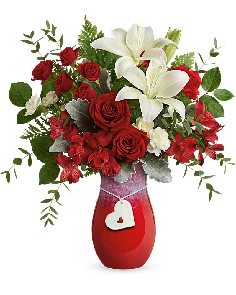 Teleflora's Charming Heart Bouquet