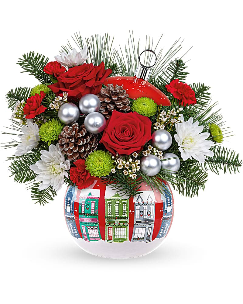 Teleflora's Enchanting Ornament Bouquet