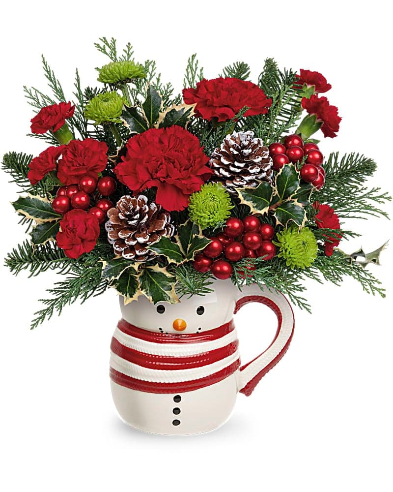 Teleflora's Send A Hug Sweet Frosty Bouquet