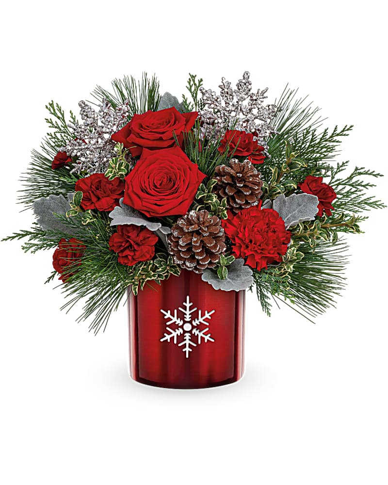 Teleflora's Magical Snowflake Bouquet