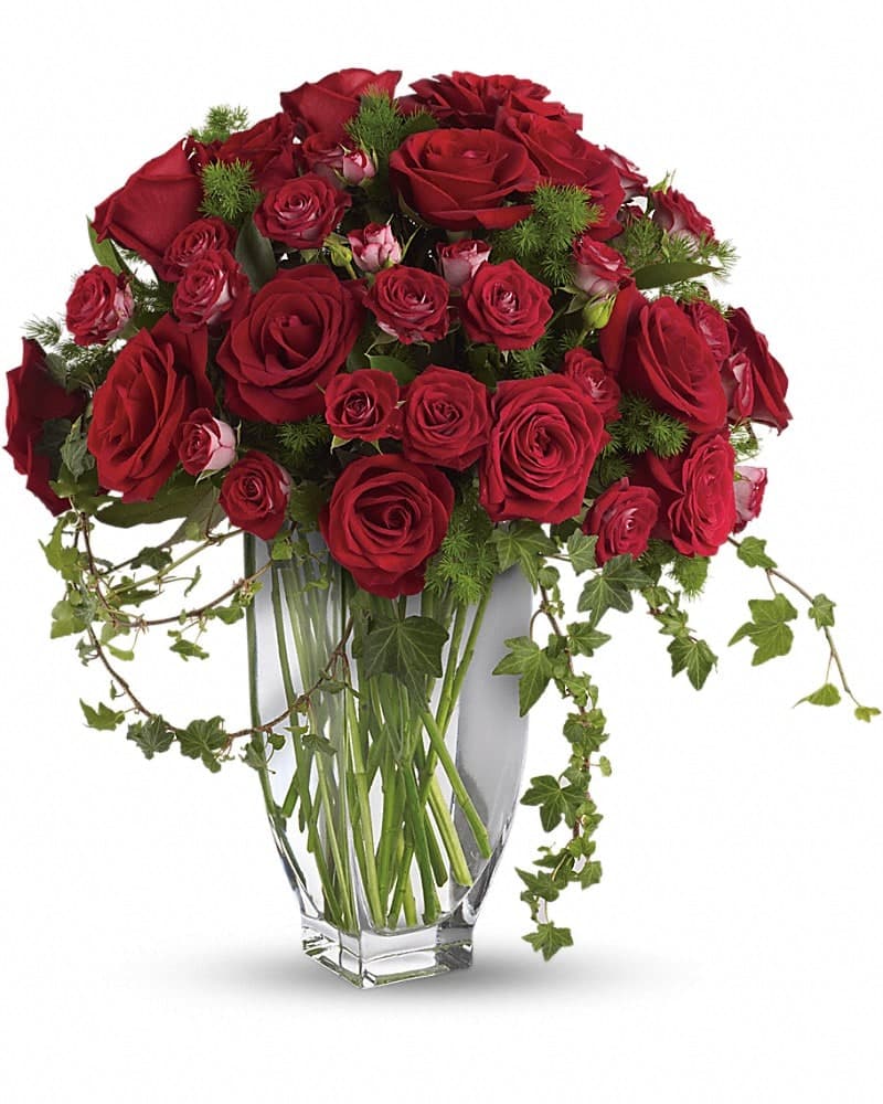 Teleflora's Rose Romanesque Bouquet Red Roses