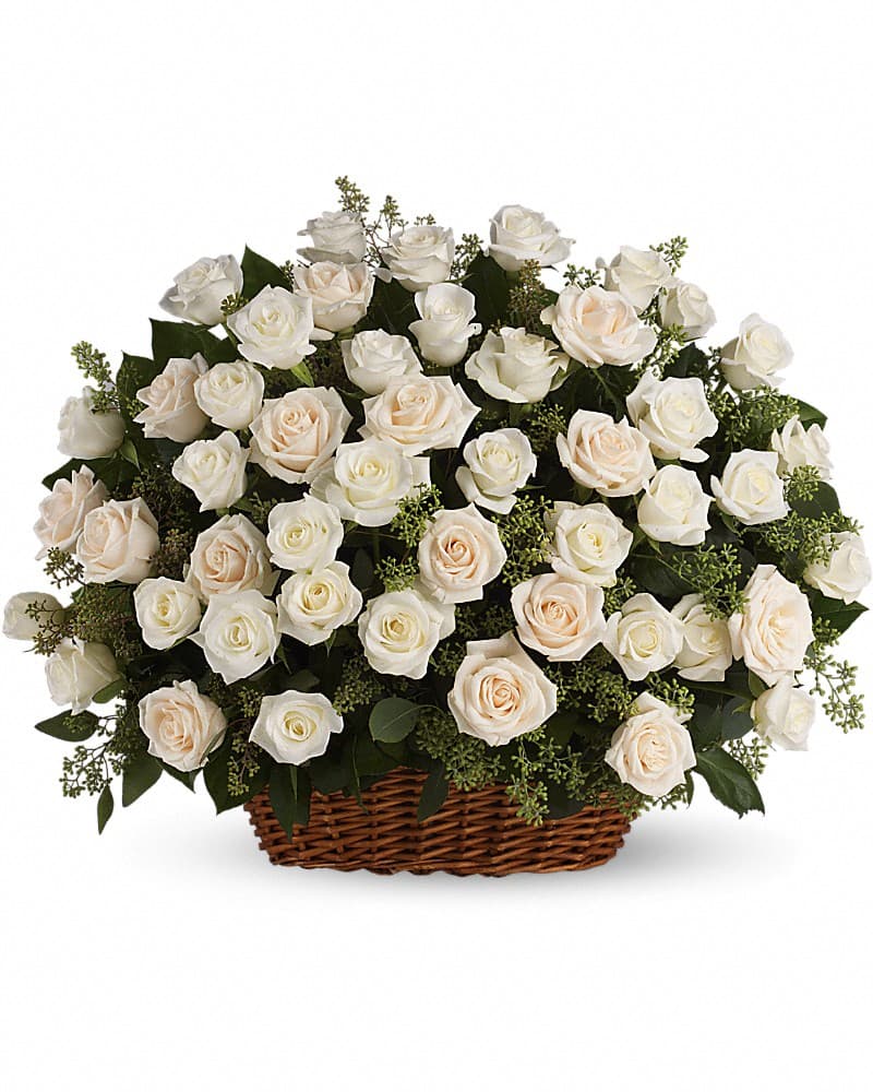Bountiful Rose Basket Arrangement