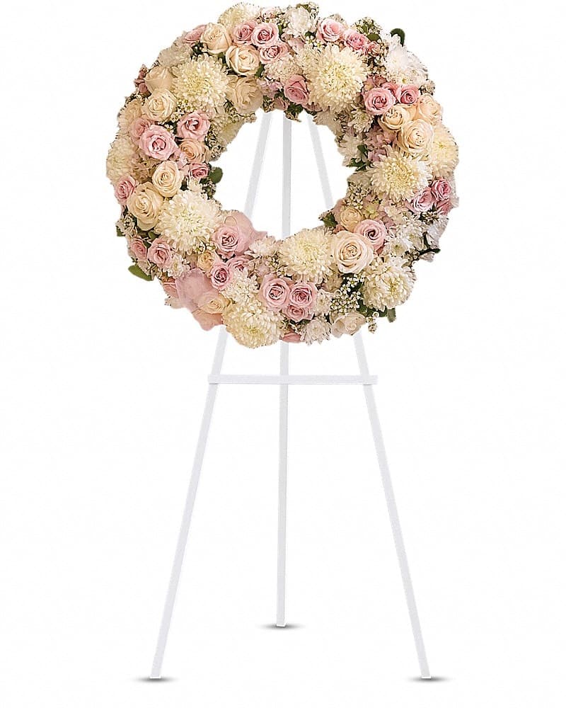 Peace Eternal Wreath Sympathy Arrangement