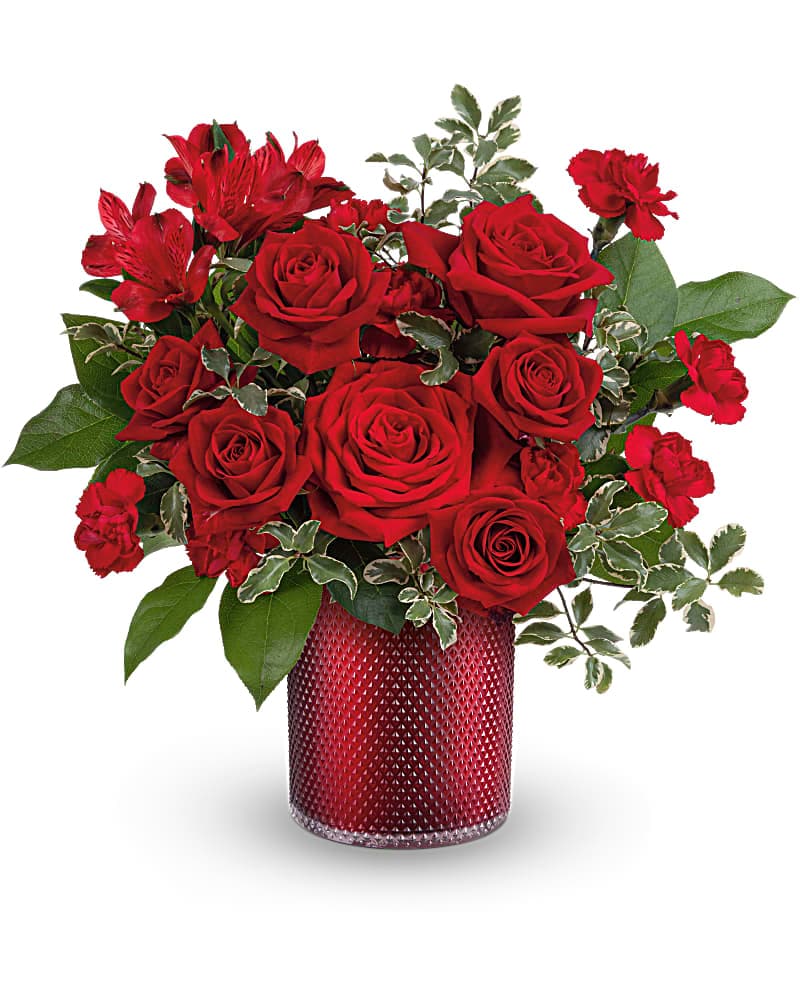 Teleflora's Radiant Crimson Bouquet