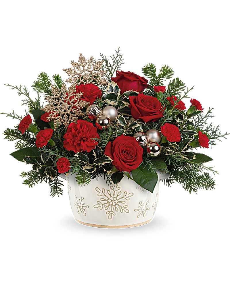 Teleflora's Snowflake Symphony Bouquet