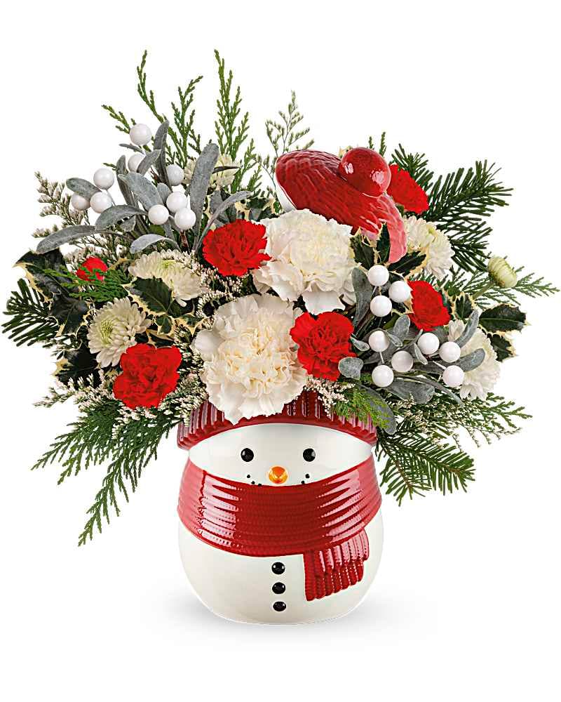 Teleflora's Snowy Delight Bouquet
