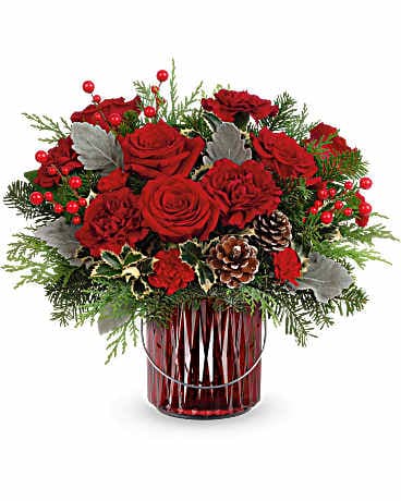 Merry Glow Christmas Bouquet