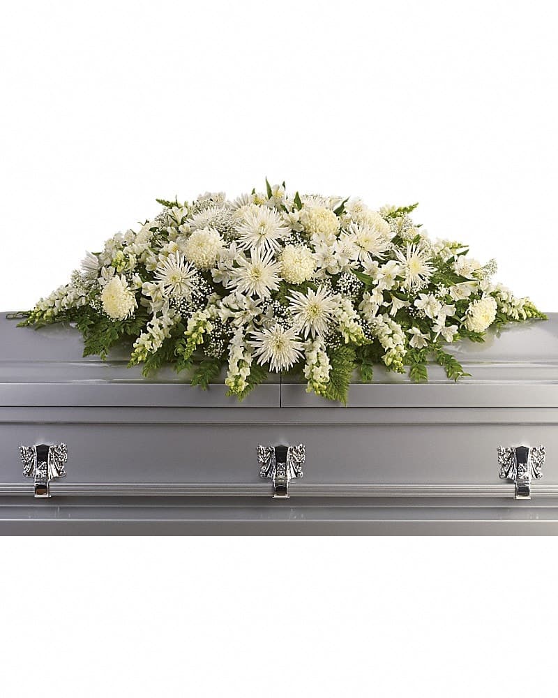 Enduring Light Casket Spray Sympathy Arrangement