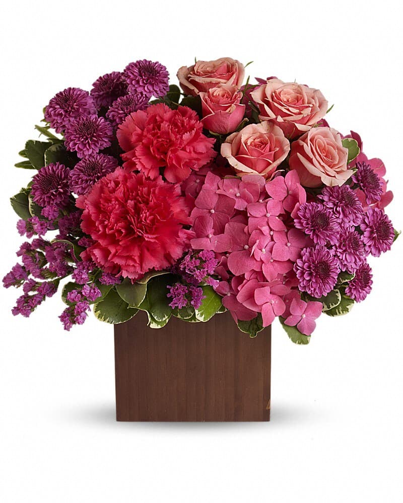 Posh Plums Flower Arrangement