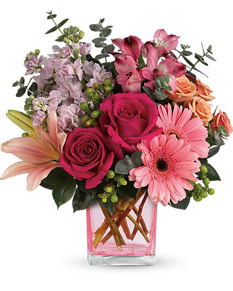 Teleflora's Painterly Pink Bouquet