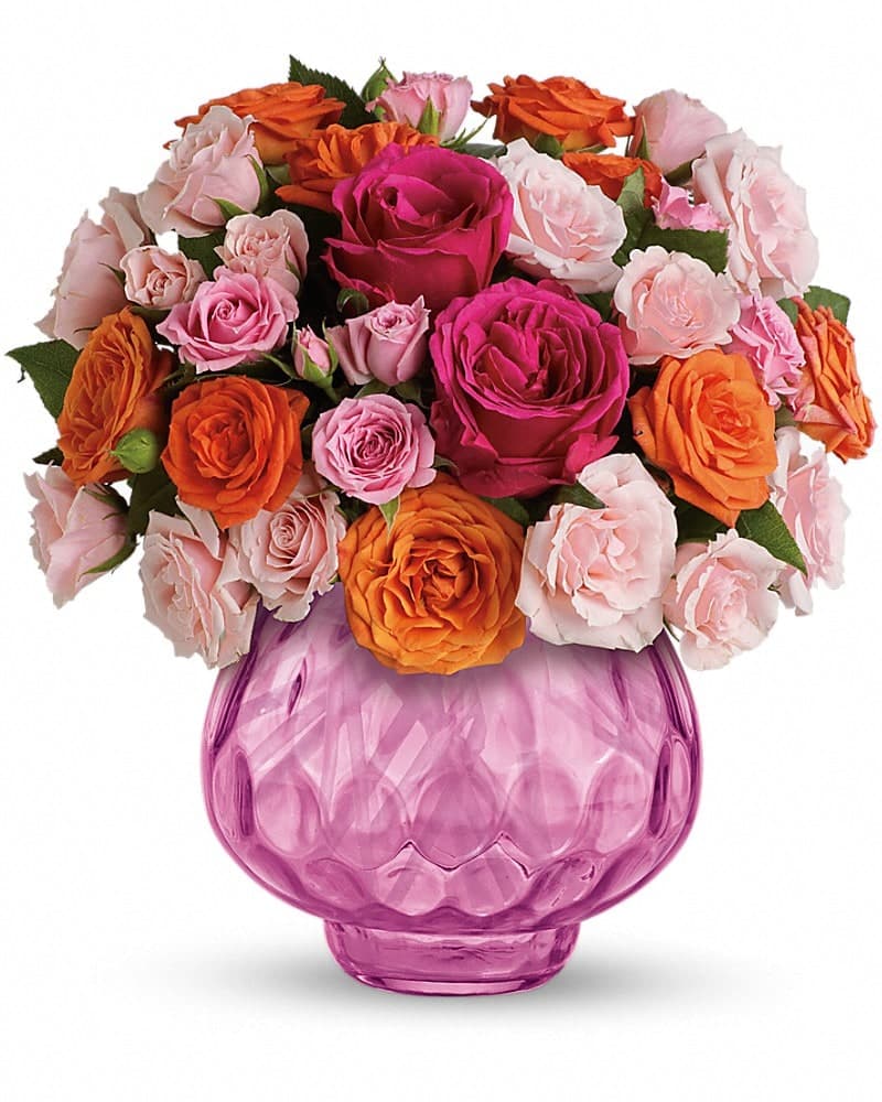 Teleflora's Sweet Fire Bouquet With Roses
