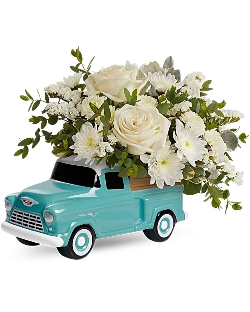 Teleflora's Classic Chevy Pickup Bouquet