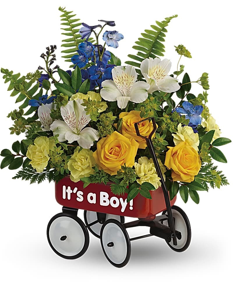 Teleflora's Sweet Little Wagon Bouquet