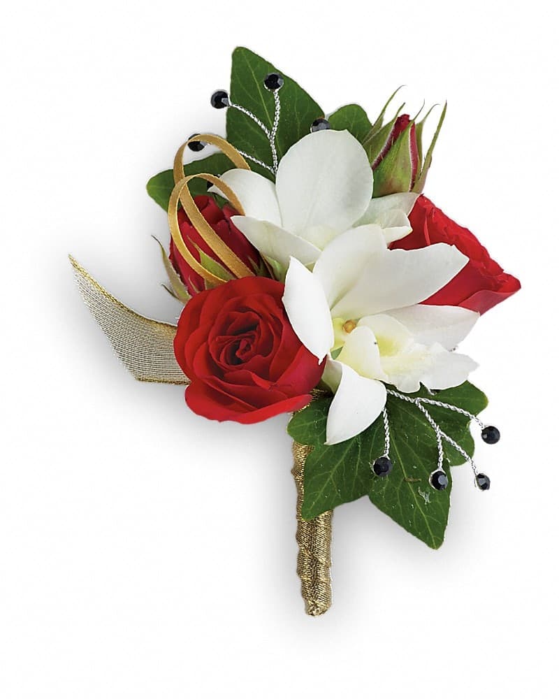 Star Studded Boutonniere Boutonniere