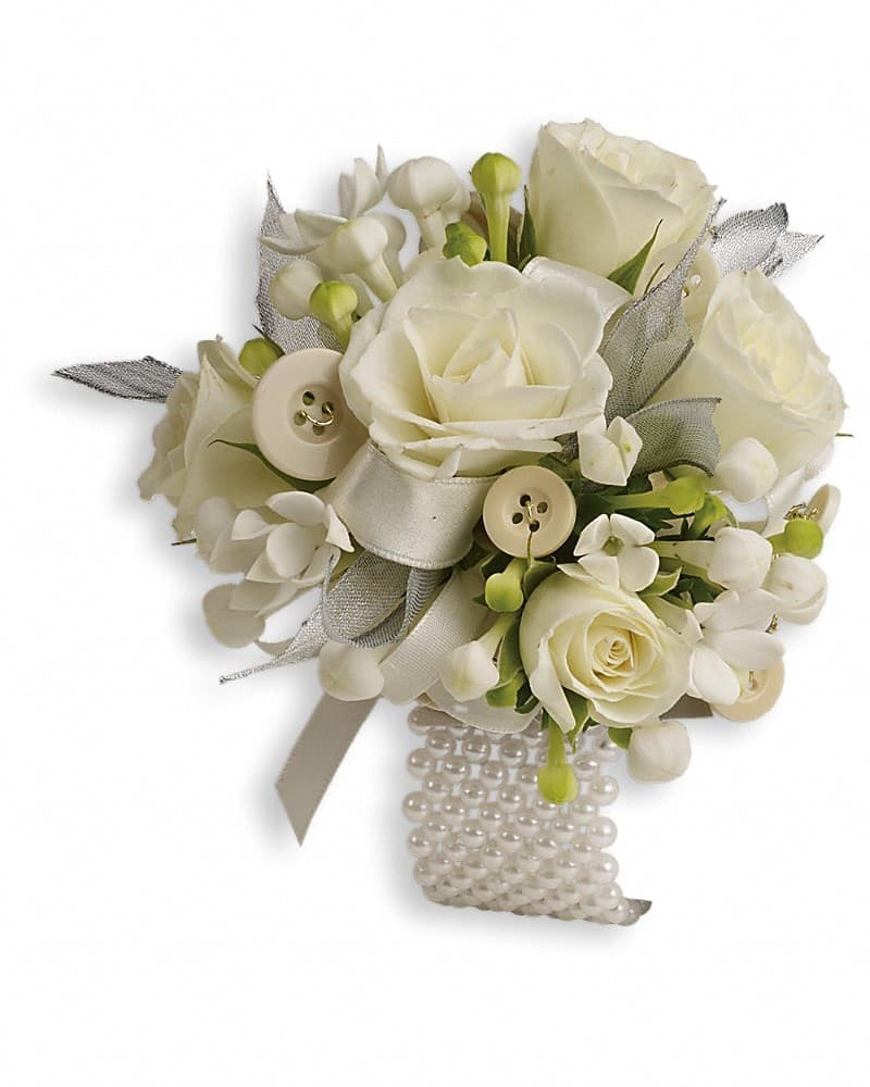 All Buttoned Up Corsage
