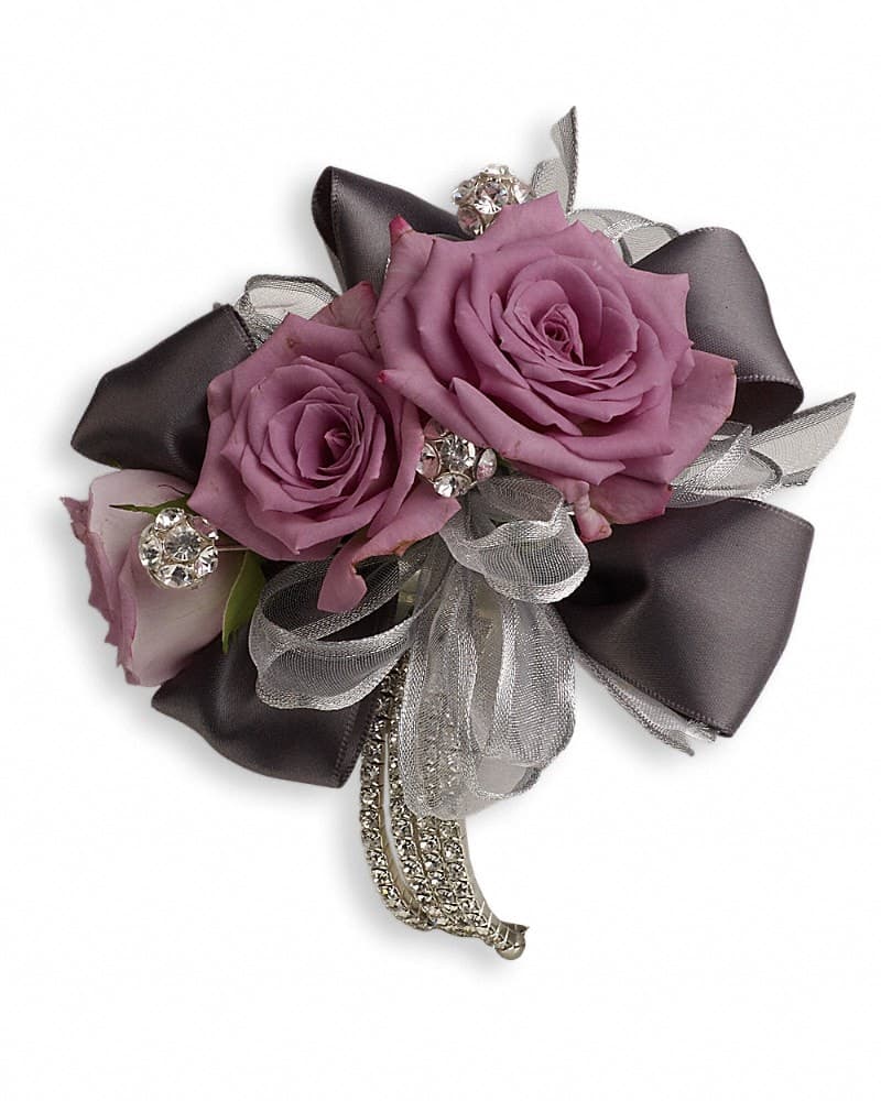 Roses And Ribbons Corsage